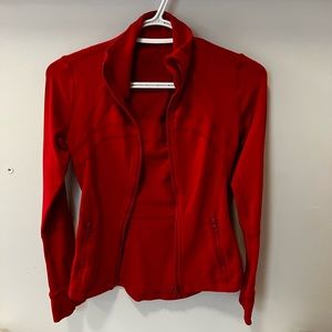 Red Lululemon Fitted Top